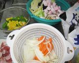 サッポロ一番であんかけちゃんぽん風作り方1写真