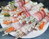 えのきとオクラの豚肉巻き♬作り方2写真