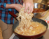 湯切り不要☆簡単ごぼうのスープスパゲティ作り方4写真