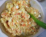 スパムとチーズがよく合う☆ポテマヨ焼き作り方1写真