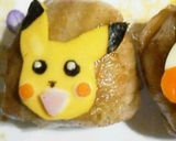 アンパンマン&ピカチュウの肉巻きおにぎり作り方5写真
