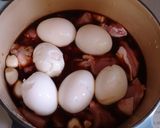 疲れた時に食べたい　鶏肉と卵のにんにく煮作り方2写真