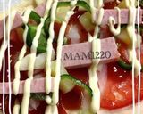 簡単シンプル！スパムピザ♪作り方4写真