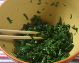 簡単過ぎ余った納豆のたれと辛子で辛子和え作り方3写真