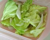キャベツの冷しゃぶおろしパスタ作り方2写真