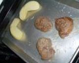 豚ひれ肉の焼きリンゴ添え作り方3写真