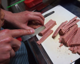SPAM焼くだけ～の手巻き寿司。作り方1写真