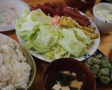 SPAM焼くだけ～の手巻き寿司。作り方3写真