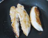 挟んで焼くだけ♪ささ身の明太塩昆布焼き作り方5写真