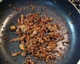 砂糖醤油で炒めた牛肉でちらし寿司☆作り方5写真