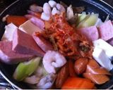 韓国料理 熱々〜！プデチゲ(部隊鍋)作り方3写真