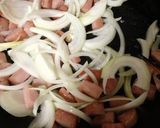 スパムと玉ねぎでペペロンチーノ♪作り方3写真