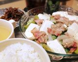簡単！旬の野菜と鶏肉を塩麹のっけてチン！作り方5写真