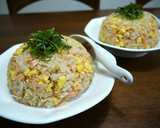 ふんわり炒り卵の鮭フレークde簡単炒飯♪作り方6写真