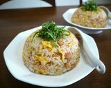 ふんわり炒り卵の海老チャーハン♪作り方7写真