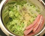 レタスたっぷり　我が家の塩らーめん作り方5写真