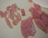 安くても美味✿柔らか胸肉の青椒肉絲作り方1写真
