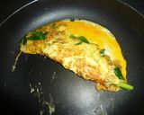 納豆オムレツニラ入り作り方6写真