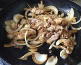 牛丼屋さんの生姜焼き丼作り方7写真