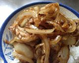 牛丼屋さんの生姜焼き丼作り方8写真