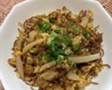 甘くて旨♪新たま・蒟蒻炒めの卵みそ作り方9写真
