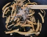 大根の皮とわかめ☆コチュジャン炒め作り方3写真