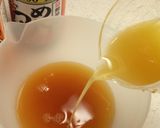 オレンジ麺つゆで✿ぶっかけひやむぎ作り方1写真