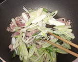 簡単！豚肉とネギのシンプル塩焼きそば作り方5写真