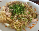 簡単！豚肉とネギのシンプル塩焼きそば作り方7写真