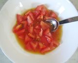 スパムのトマト南蛮酢和え作り方1写真