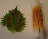お弁当のちくわ♡くるくるちくわ～梅しそ～作り方1写真