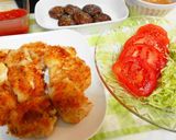 チーズがとろ～リ＊鶏むね肉のパン粉焼き作り方5写真