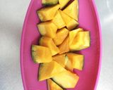 レンジで6分☆かぼちゃの煮物作り方1写真