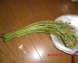 ワラビのあく抜き作り方1写真