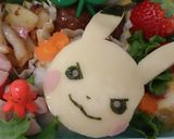 ピカチュウキャラ弁!作り方4写真