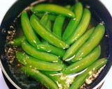 スナップエンドウの胡麻和え☆ナッツ入り♬作り方1写真