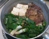 簡単豆腐とネギとお肉だけの肉豆腐作り方3写真