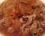 豚バラしゃぶしゃぶ用肉で豚丼♬作り方5写真