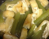 ふきと油揚げの煮物❁作り方2写真