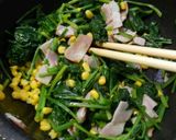 ほうれん草ベーコーン作り方7写真