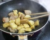 豚ばら肉とさつま芋の照り焼き作り方6写真