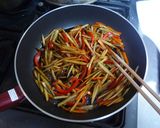 デリ風にアレンジ♪洋風バルサミコきんぴら作り方4写真