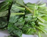 味付けは塩昆布だけ！ツナと小松菜のパスタ作り方1写真