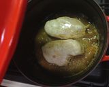 お鍋で簡単、醤油麹でふっくら胸肉の蒸し鶏作り方9写真