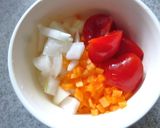 やさいたっぷり♡カレー風味塩昆布トースト作り方1写真