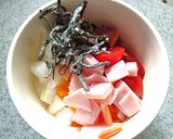 やさいたっぷり♡カレー風味塩昆布トースト作り方2写真