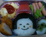 かわいい♡むすめちゃん♬キャラ弁作り方4写真