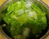 ヘルシー！レタスとトマトの中華スープ♪作り方1写真