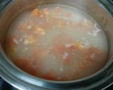 ヘルシー！レタスとトマトの中華スープ♪作り方3写真