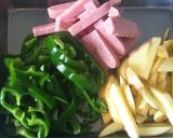 中華風スパムの野菜炒め作り方1写真